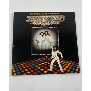 Saturday Night Fever Movie Soundtrack Double Records 1977 Original Vinyl Album E